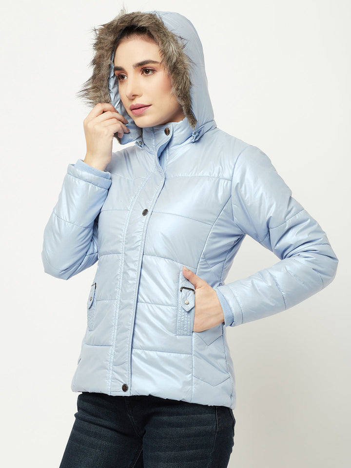   Light Blue Padded Jacket
