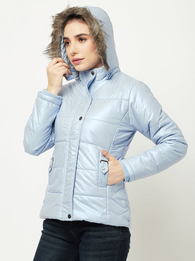   Light Blue Padded Jacket