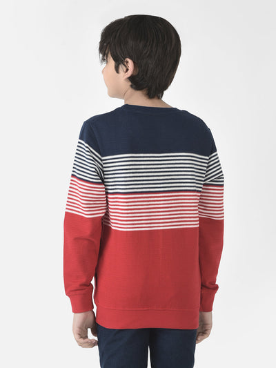  Red Stripe Sweatshirt 