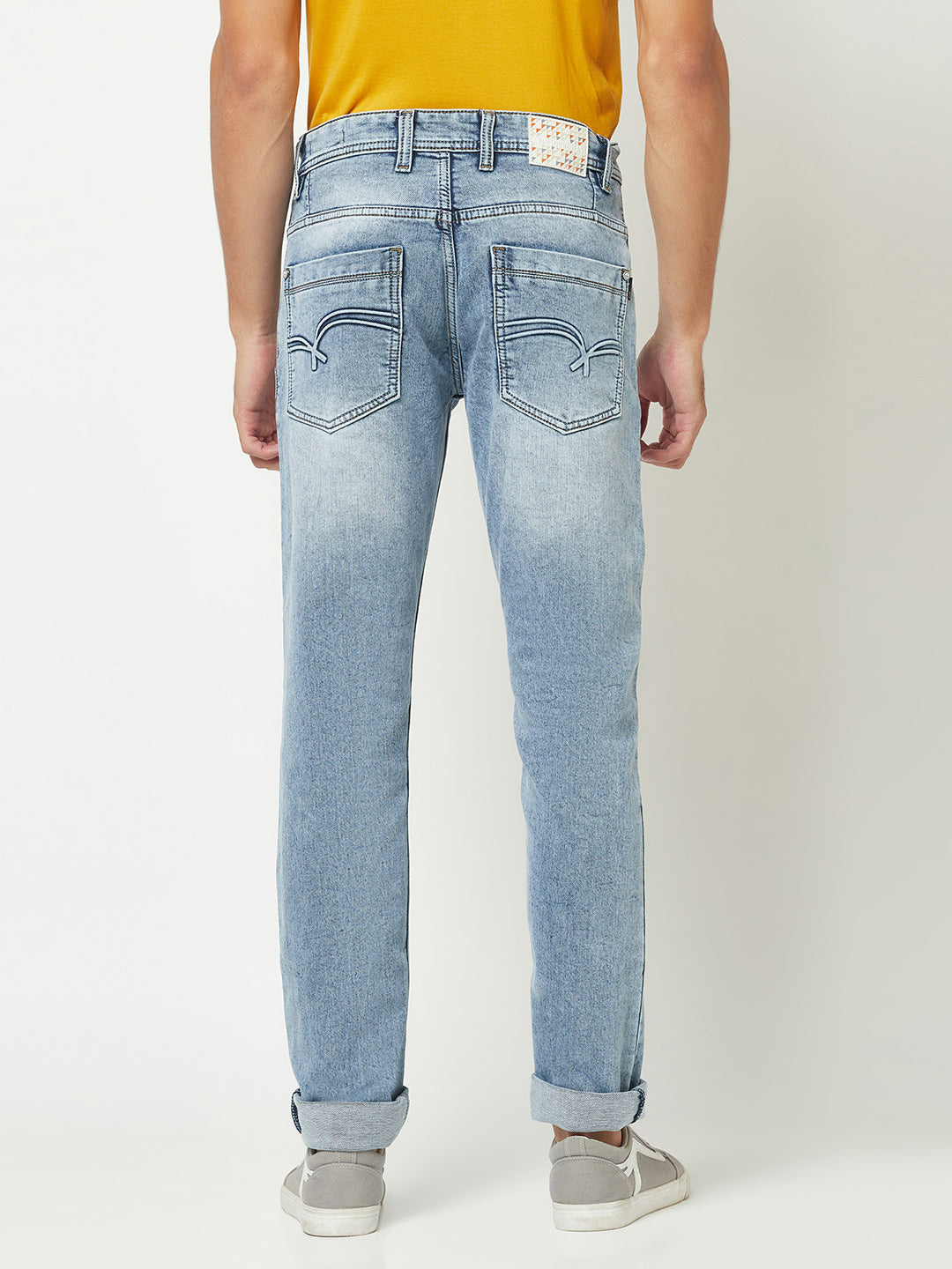  Slim-Fit Light Blue Denims