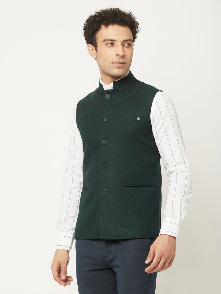  Waistcoat in Emerald Green Tone