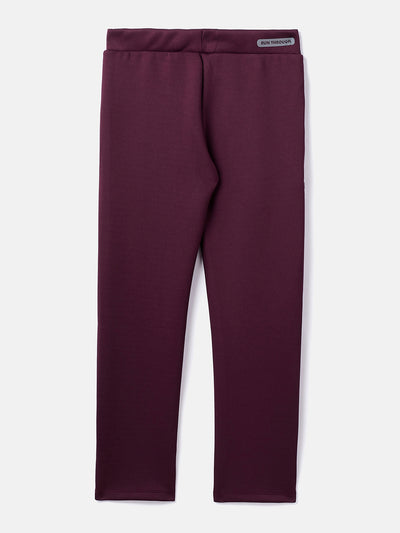 Maroon Track Pants - Girls Track Pants