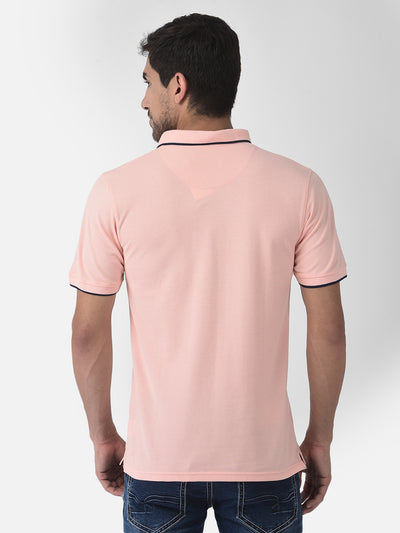 Pink Polo T-Shirt - Men T-Shirts