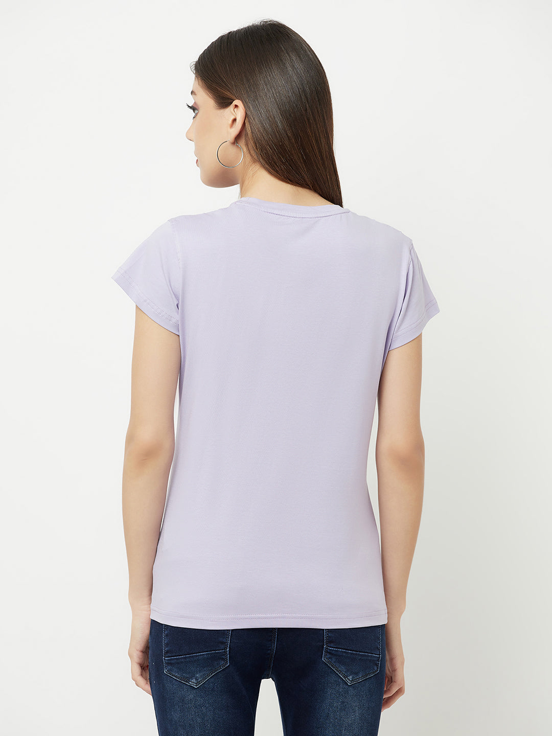 Lilac Lady Boss T-Shirt - Club Crimsoune