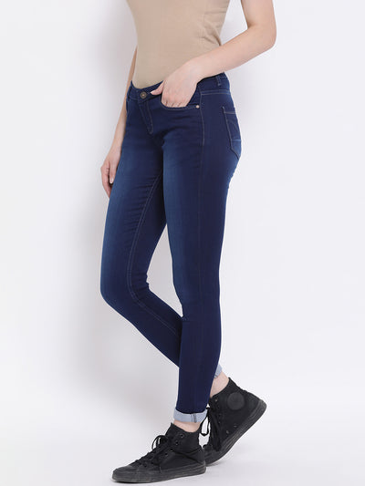 Navy Blue Denim - Women Jeans