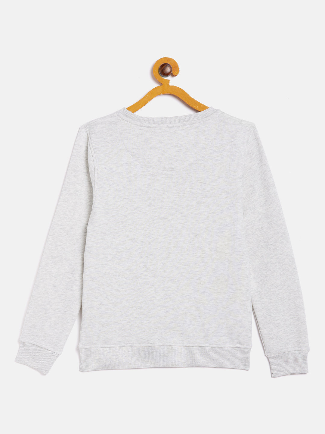 Grey Round Neck Sweatshirt - Girls Sweatshirts