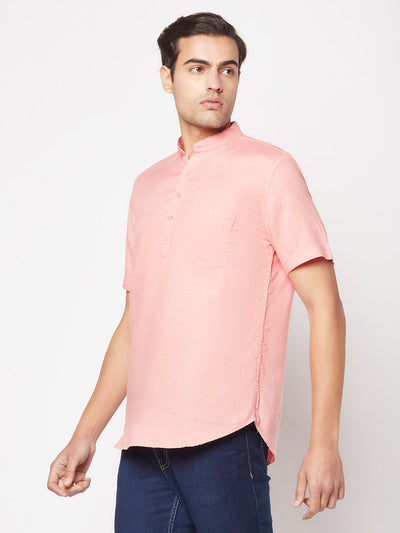  Simplistic Coral Kurta