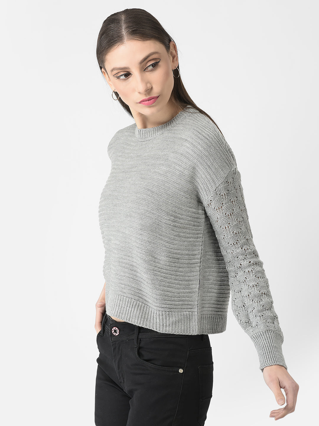  Minimal Grey Sweater