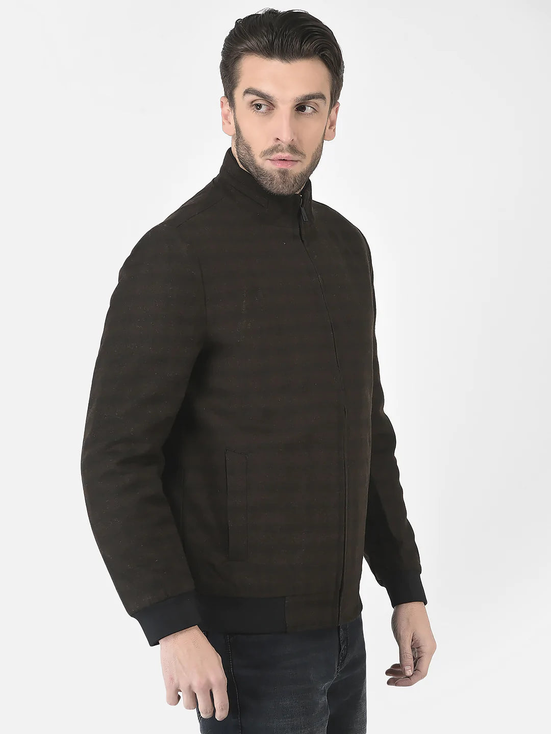  Brown Checkered Jacket 