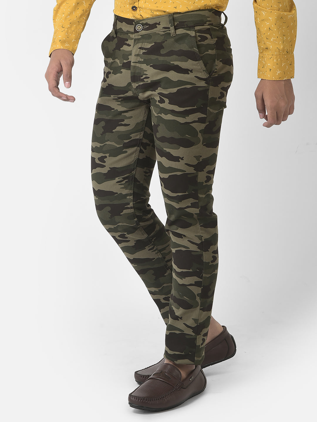   Camouflage Print Trousers