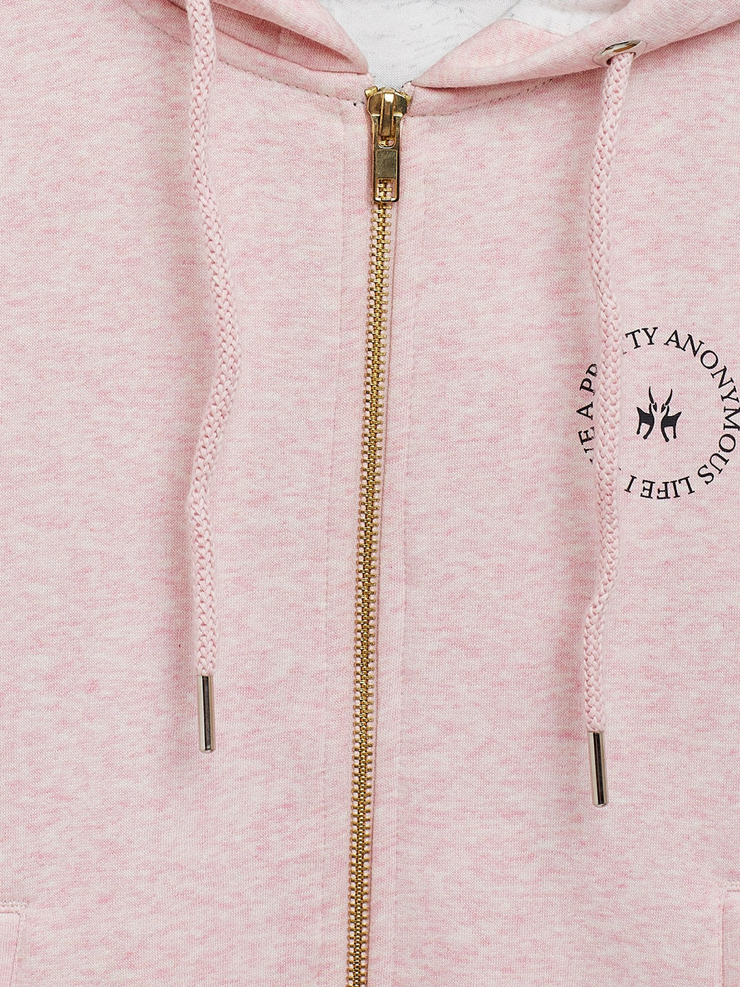 Pink Hooded Sweatshirt - Girls Sweatshirts