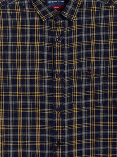 Blue Checked Causal Shirt - Boys Shirts