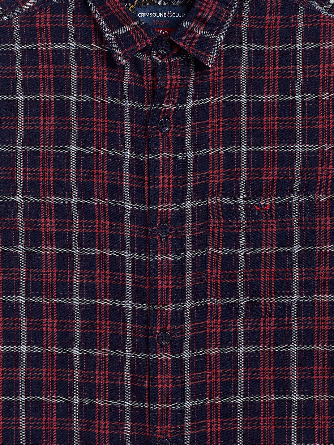 Red Checked Causal Shirt - Boys Shirts