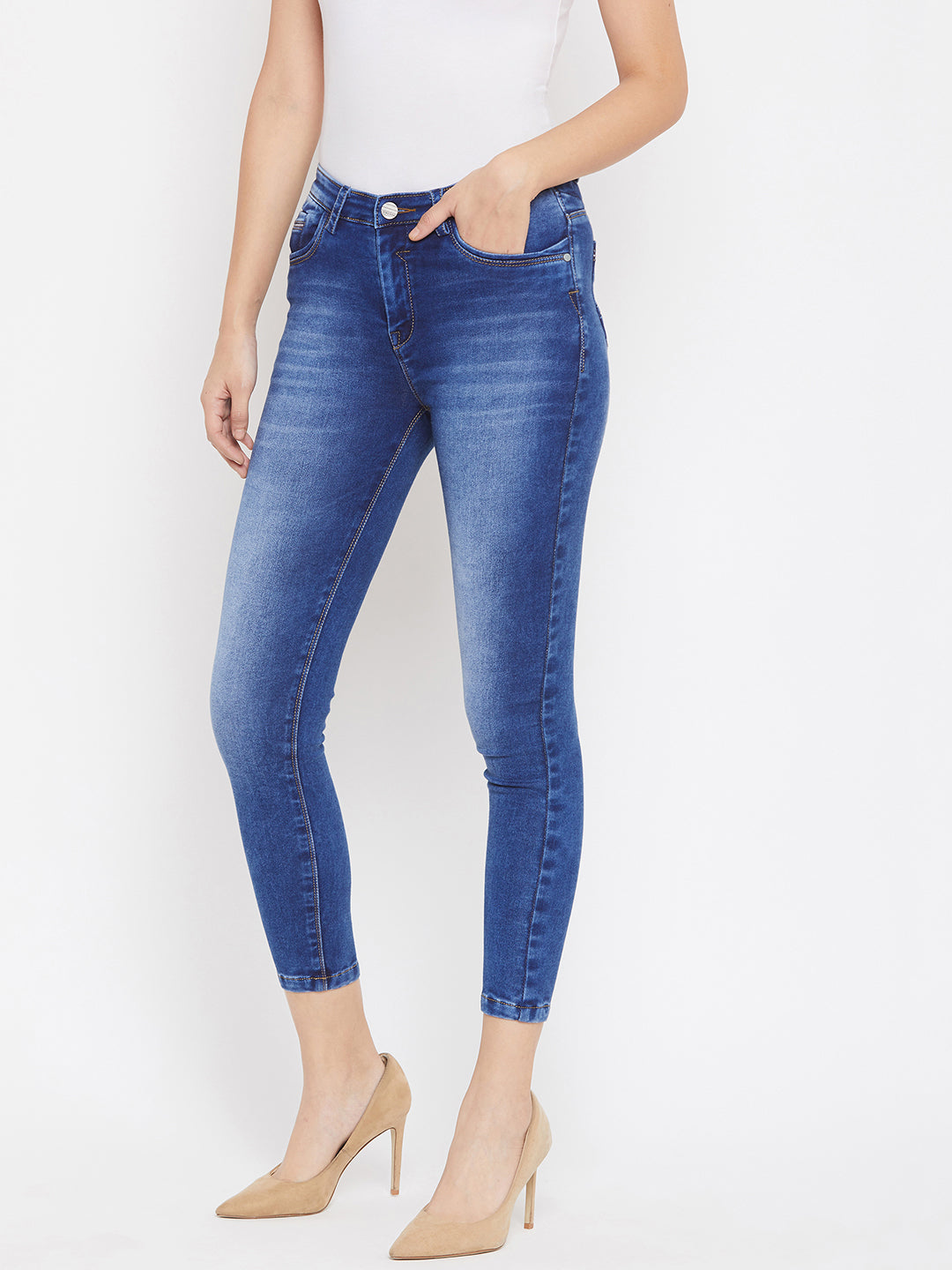 Denim Stonewash Superskinny - Women Jeans