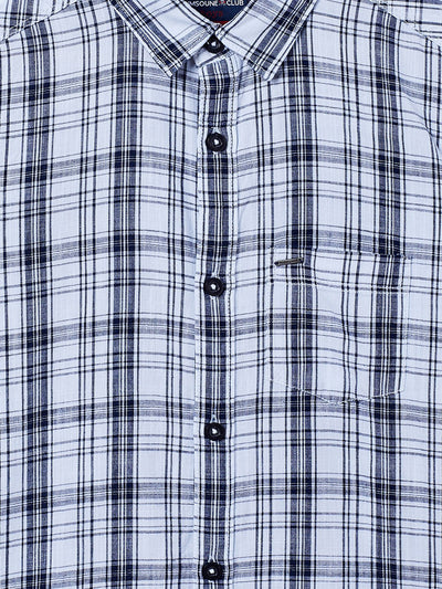 Blue Checked Casual Shirt - Boys Shirts