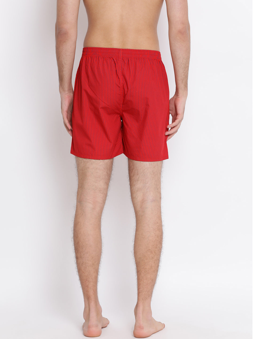 Red Printed Boxer - Men Boxers