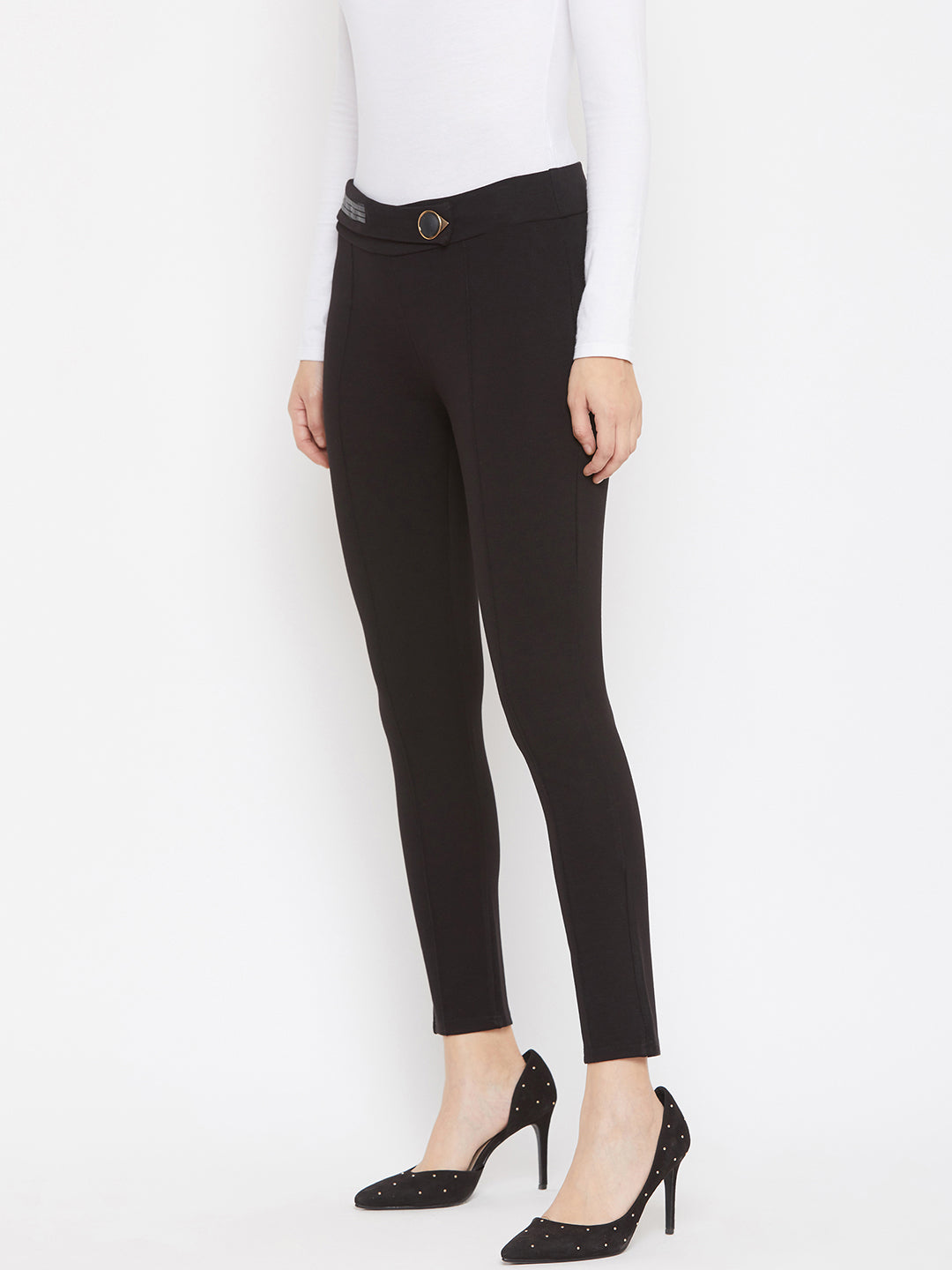 Black Smart fit Trousers - Women Trousers