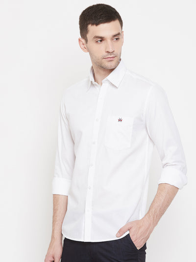 White Slim Fit shirt - Men Shirts