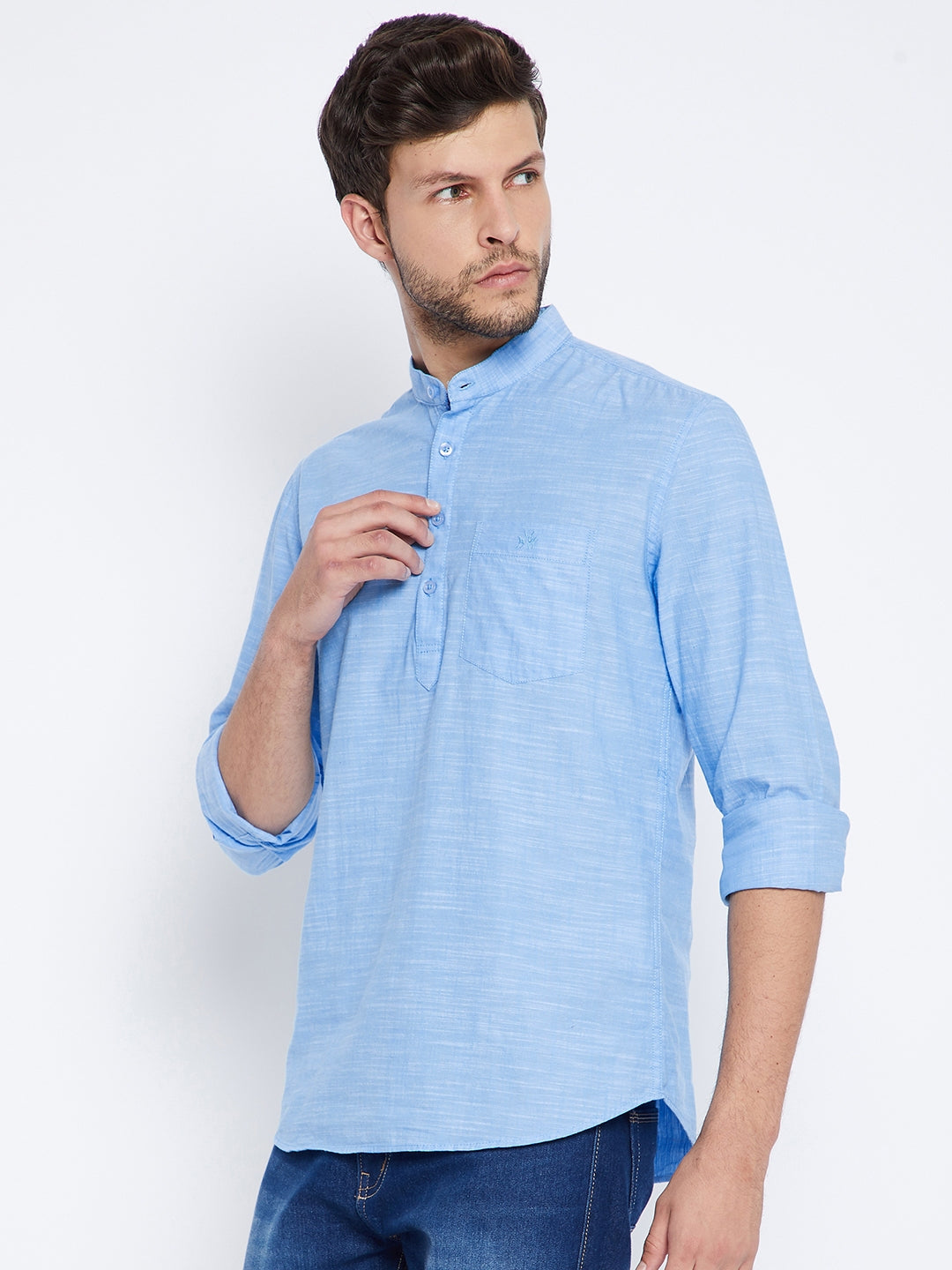 Blue Kurta - Men Kurtas