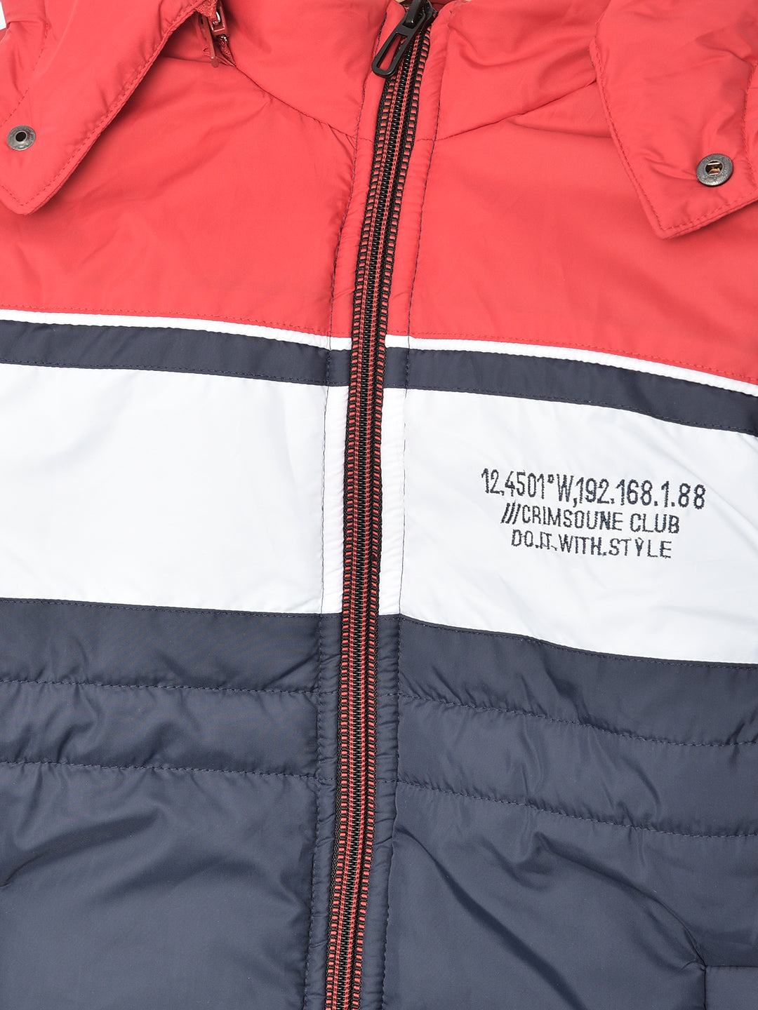 Multi Colourblocked Detachable Hood Jacket - Boys Jacket