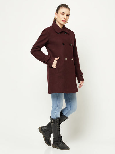  Maroon Over-Coat