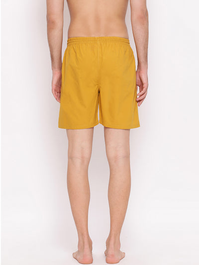 Yellow Comfort Fit Boxer - Men Boxers