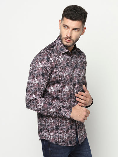 Multi-Colour Floral Shirt-Men Shirts-Crimsoune Club