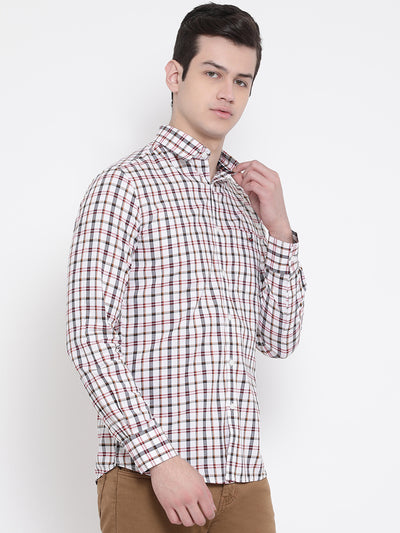 Checked Slim Fit Full Sleeves Shirt - Men Shirts