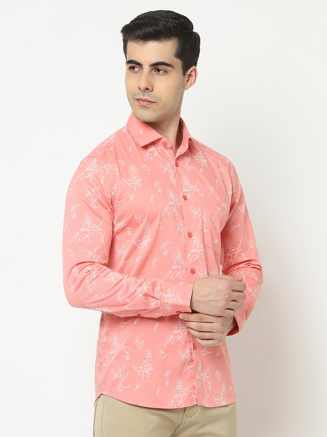  Pink Floral Shirt 