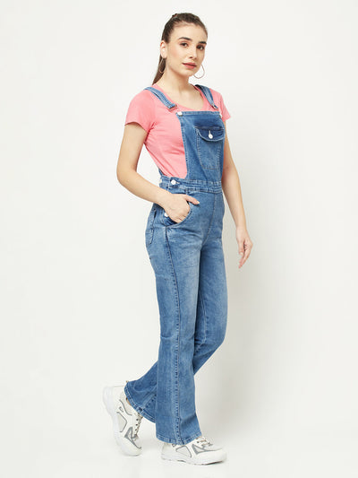  Denim Boot-Cut Dungaree 