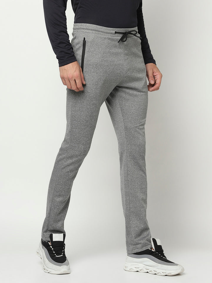 Grey Track Pants-Men Track Pants-Crimsoune Club