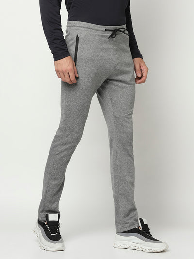 Grey Track Pants-Men Track Pants-Crimsoune Club