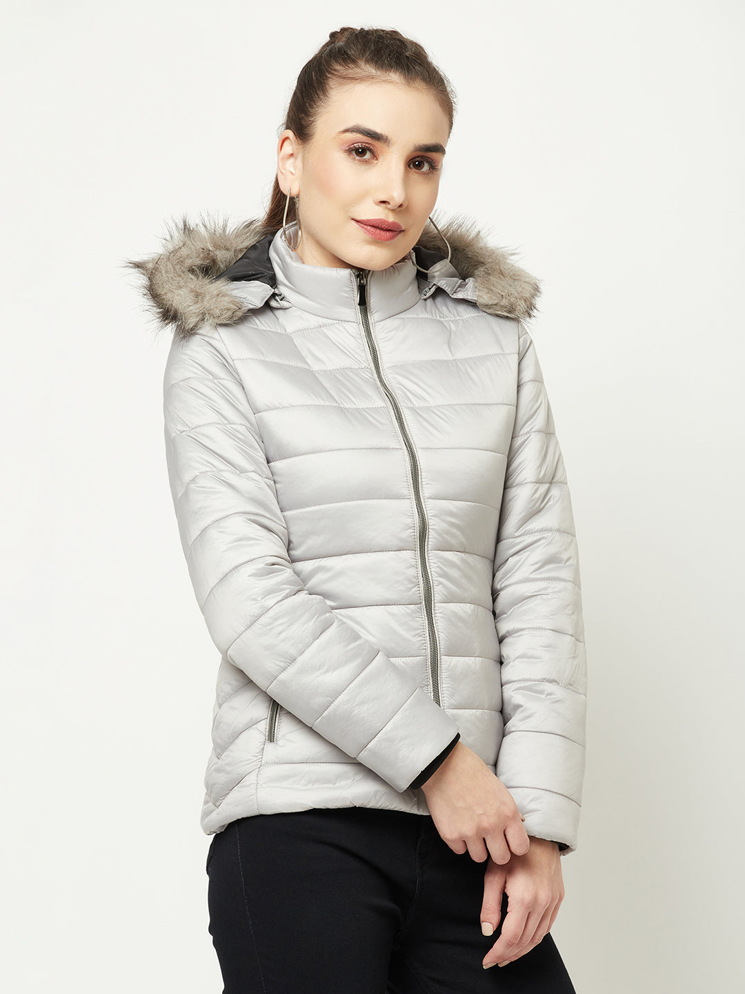   Silver Padded Jacket