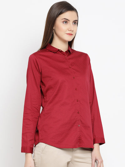 Printed Button up Full Sleeves Shirt - Women Shirts