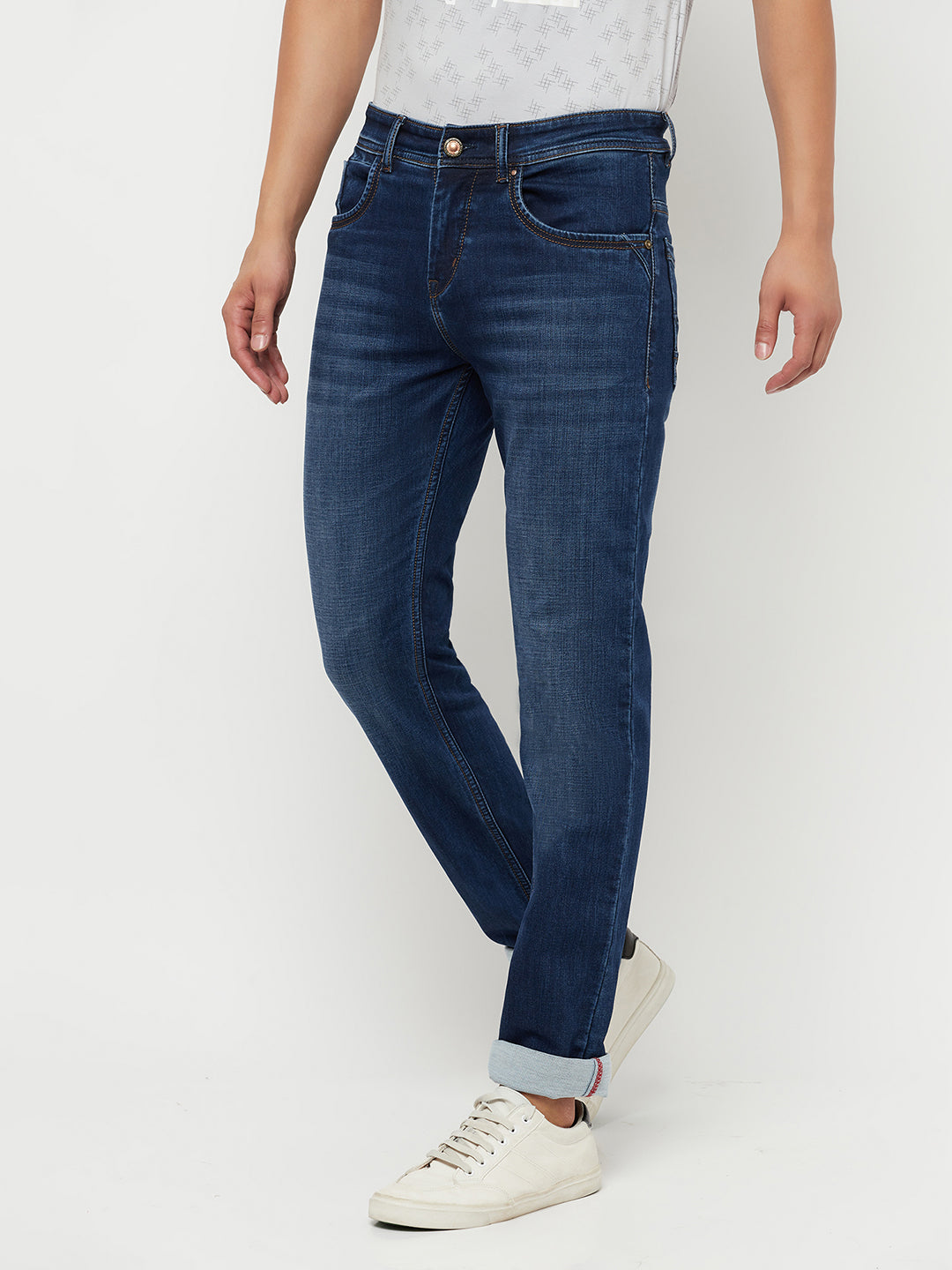 Blue Light Fade Jeans - Men Jeans