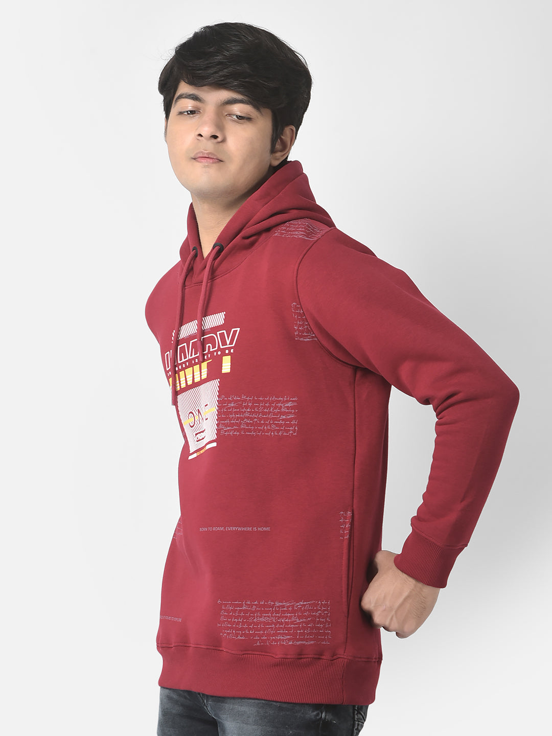  Maroon Jimpy Graphic Sweatshirt