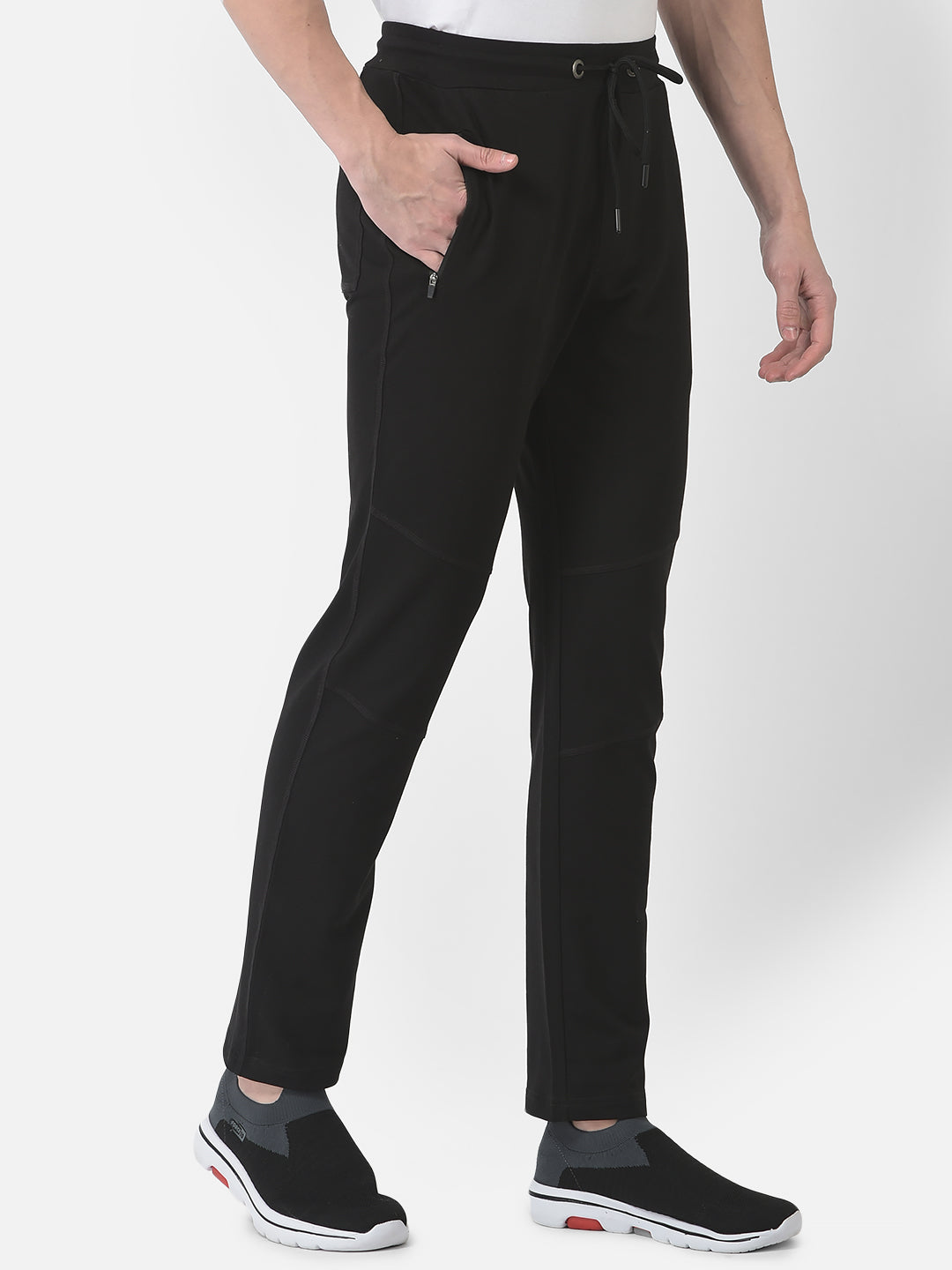  Black Logo Embellished Track Pants