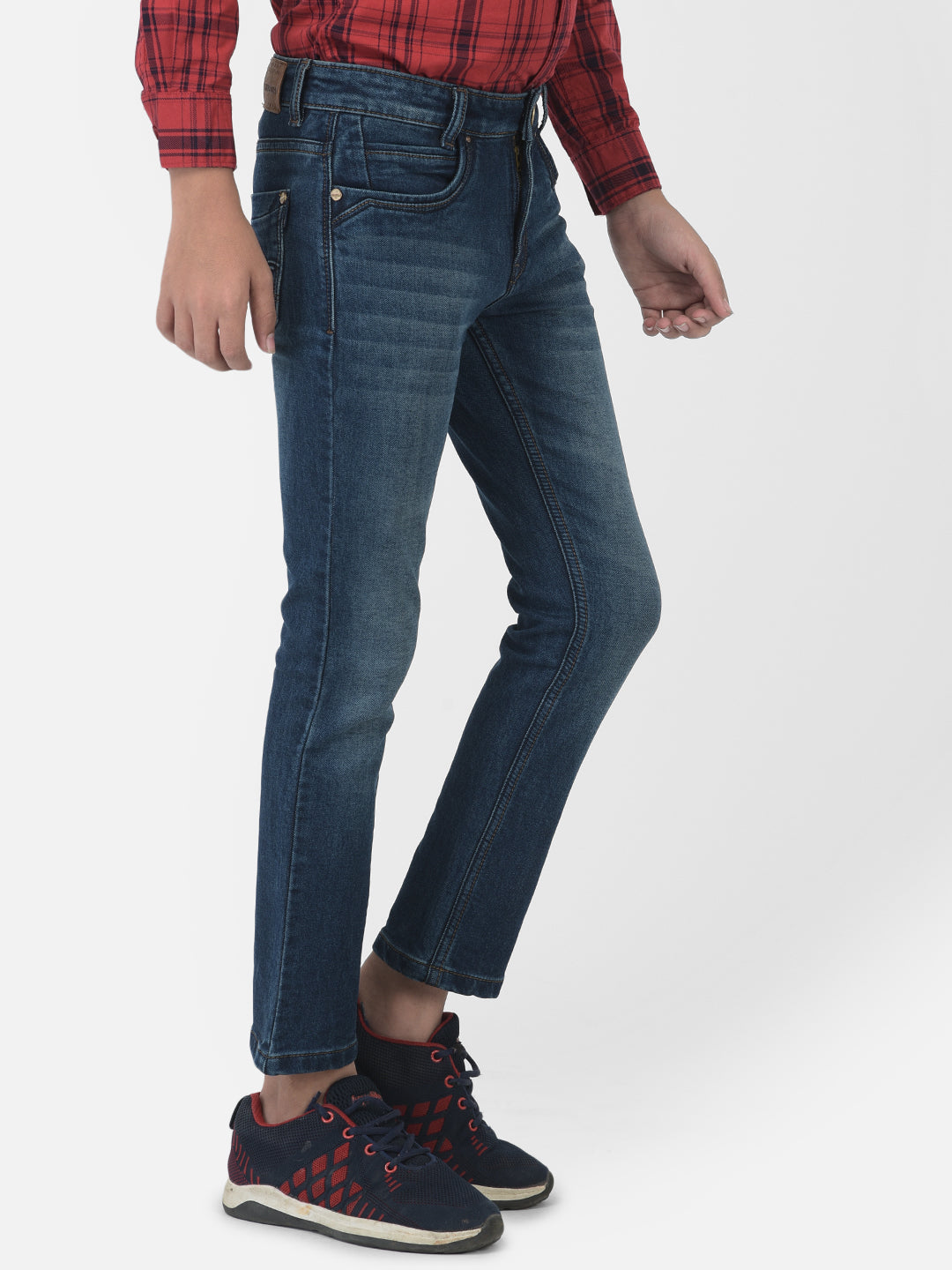 Lightly Fade Blue Jeans - Boys Jeans