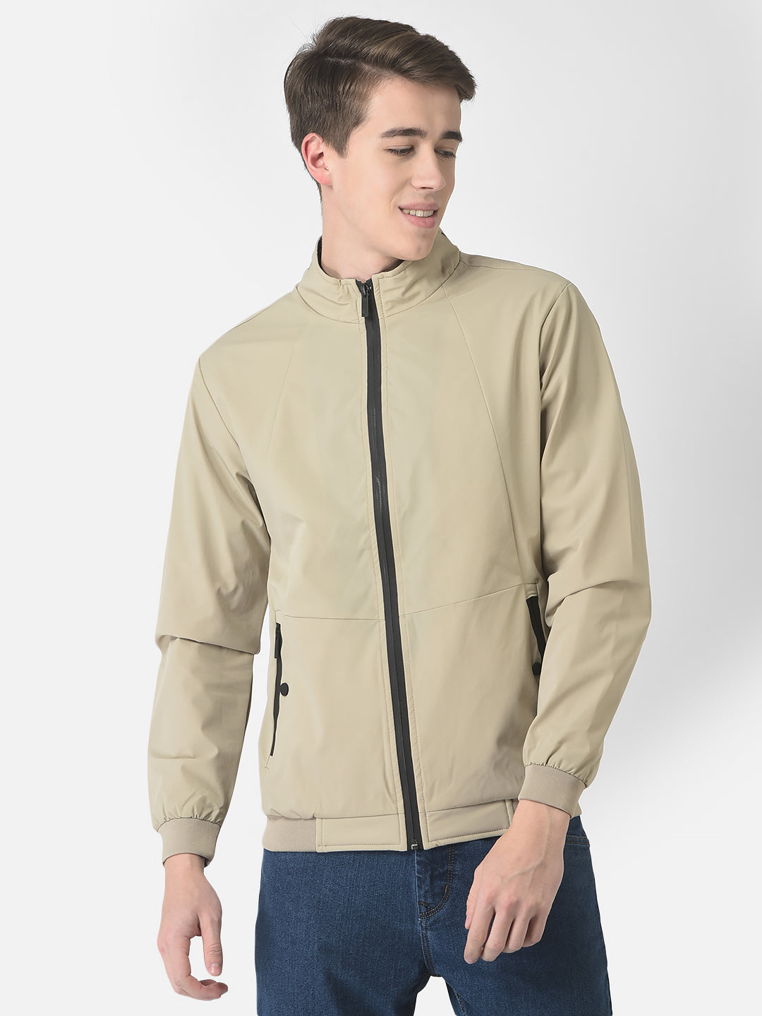 Jocket Bedge Color Beige Jacket – Crimsoune Club
