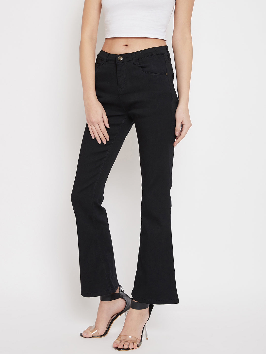Black Bootcut Jeans - Women Jeans