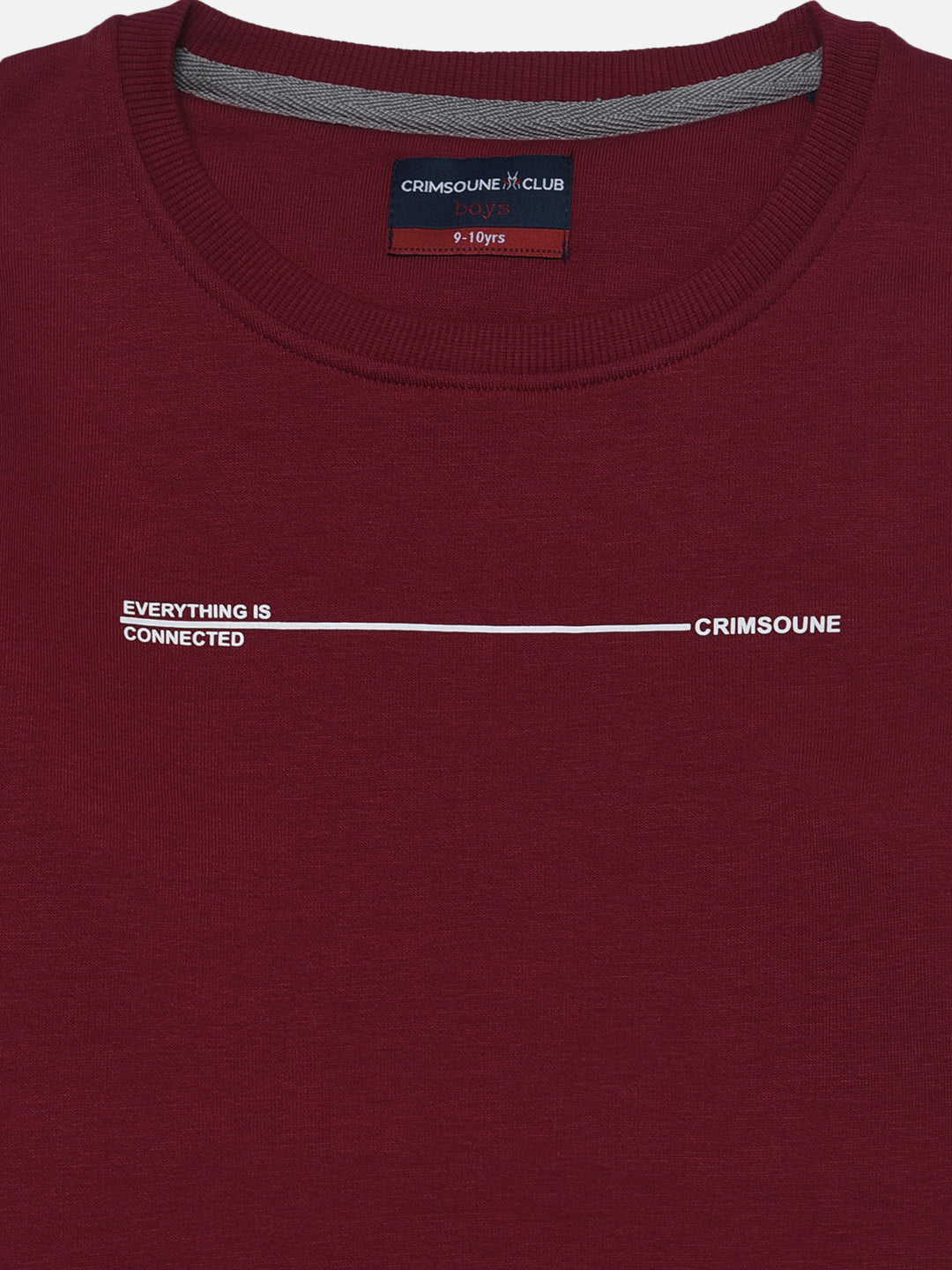  Minimalistic Maroon Sweatshirt