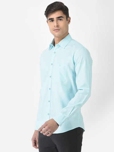  Light Baby Blue Shirt in Pure Cotton