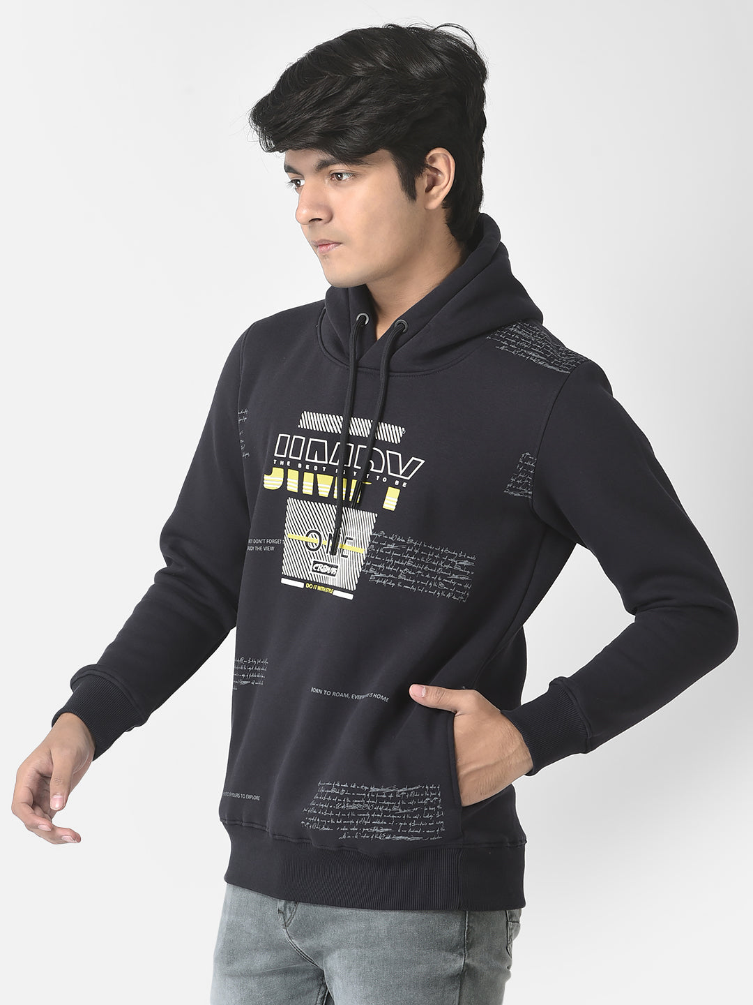 Navy Blue Jimpy Graphic Sweatshirt