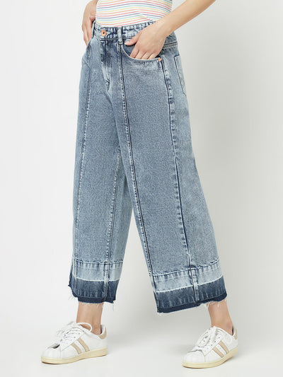  Blue Relaxed-Fit Jeans 