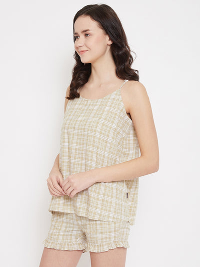Checked Night Suit - Women Night Suits
