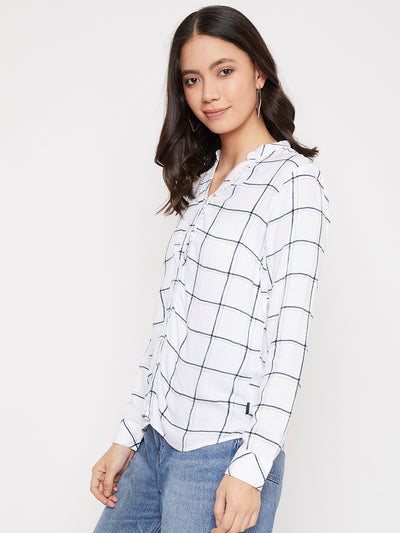 Checked Full Sleeves Casual Shirt - Women Shirts