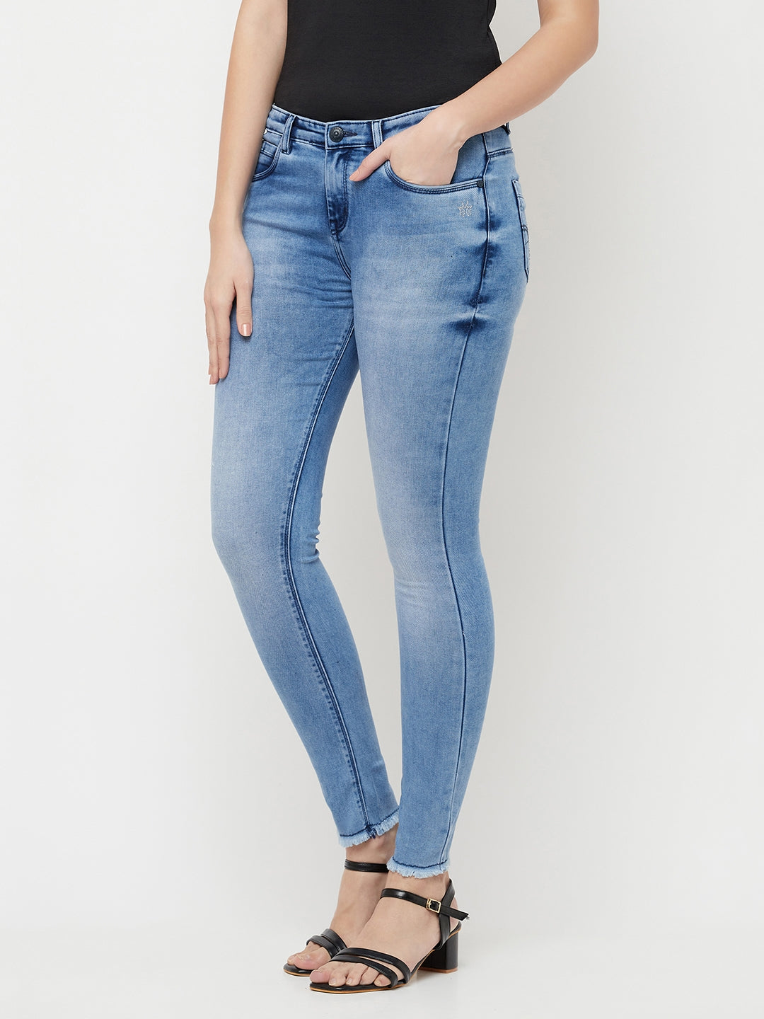 Blue Light Wash Jeans - Women Jeans