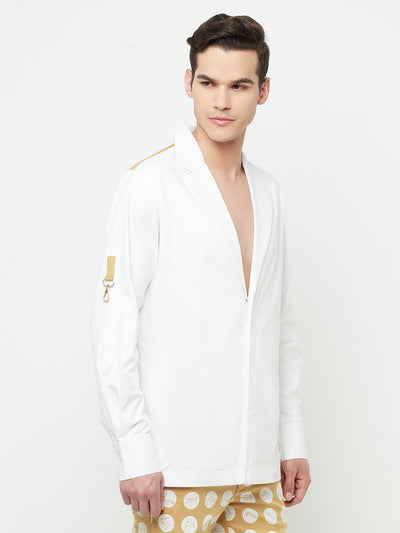 Nikhil Thampi Blazer Shirt - Men Shirts