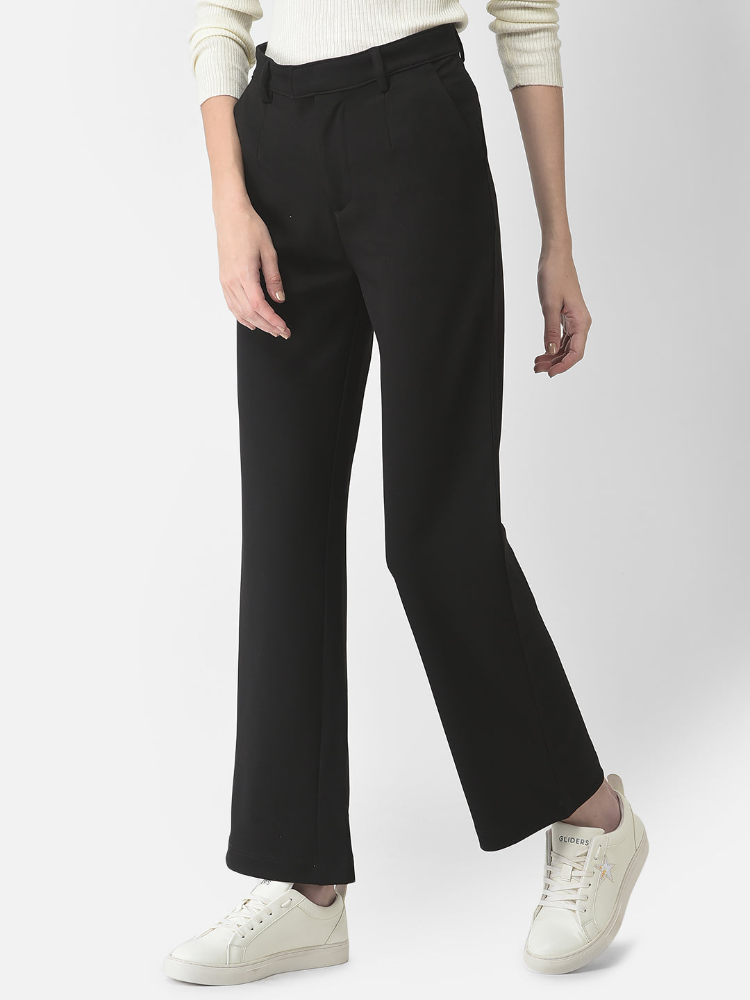  Black Wide-Leg Pants 