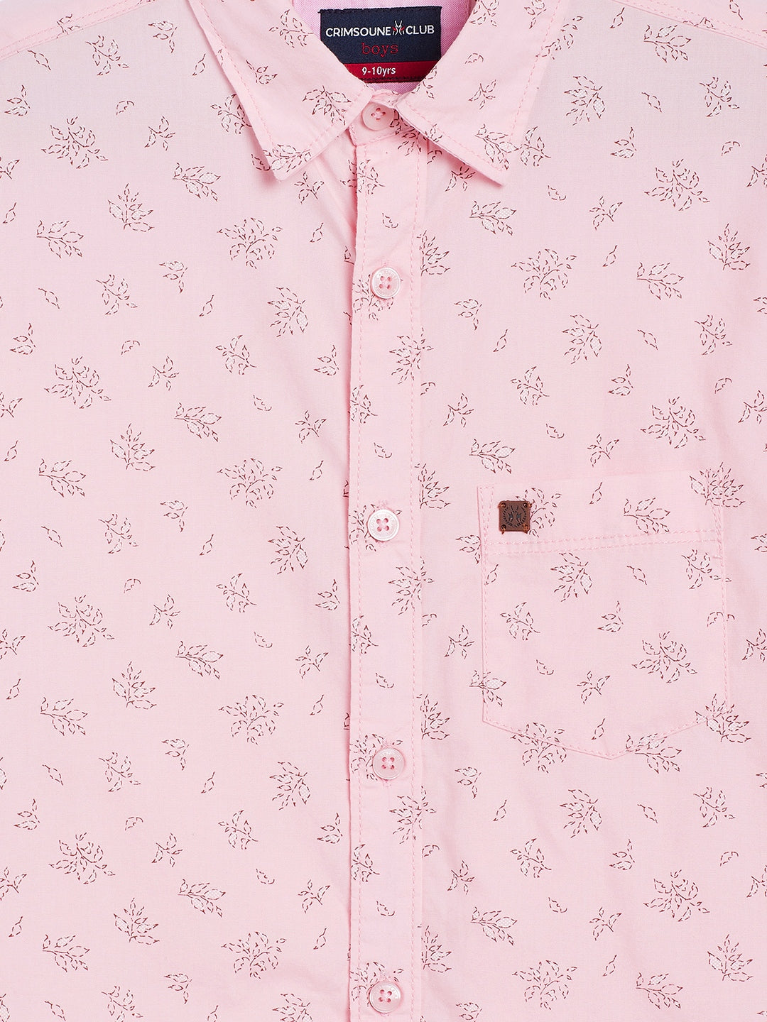 Pink Printed Casual Shirt - Boys Shirts